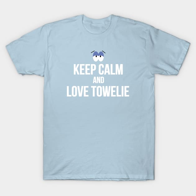 I Love Towelie T-Shirt by Dishaw studio